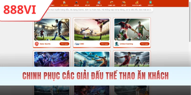 Chinh phục các giải đấu thể thao ăn khách